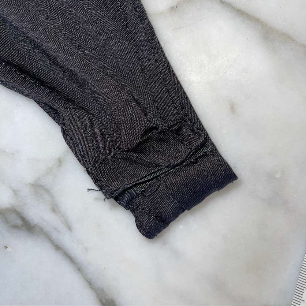 Black Faux Leather Bodysuit - Picture 9 of 11